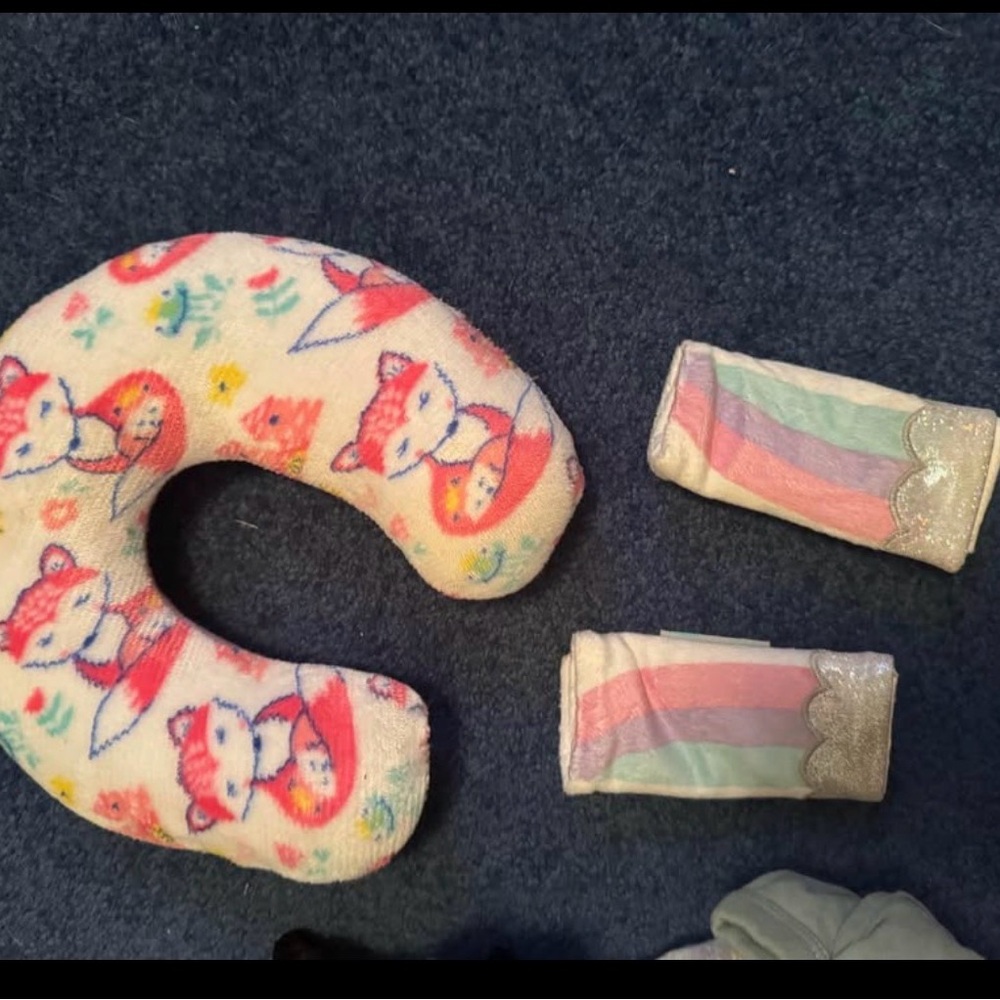 car seat headrest and strap covers